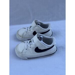 NIKE Toddler COURT LEGACY (TDV) White Game Royal Blue DA5382 101 Size 5C